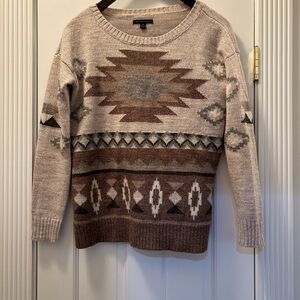 American Eagle Aztec/Southwestern Style Sweater. Size Small